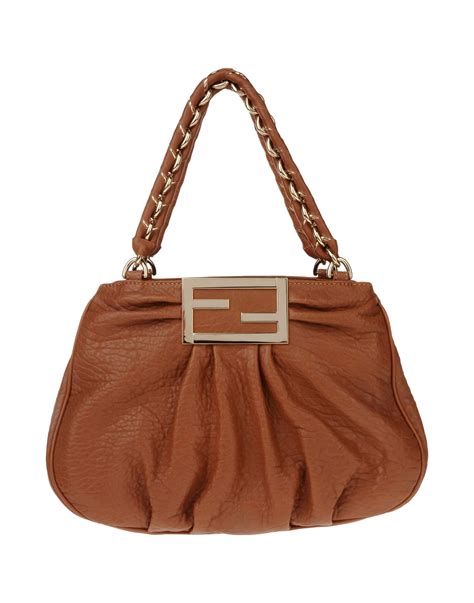 fendi tan leather bag|fendi patent leather bag.